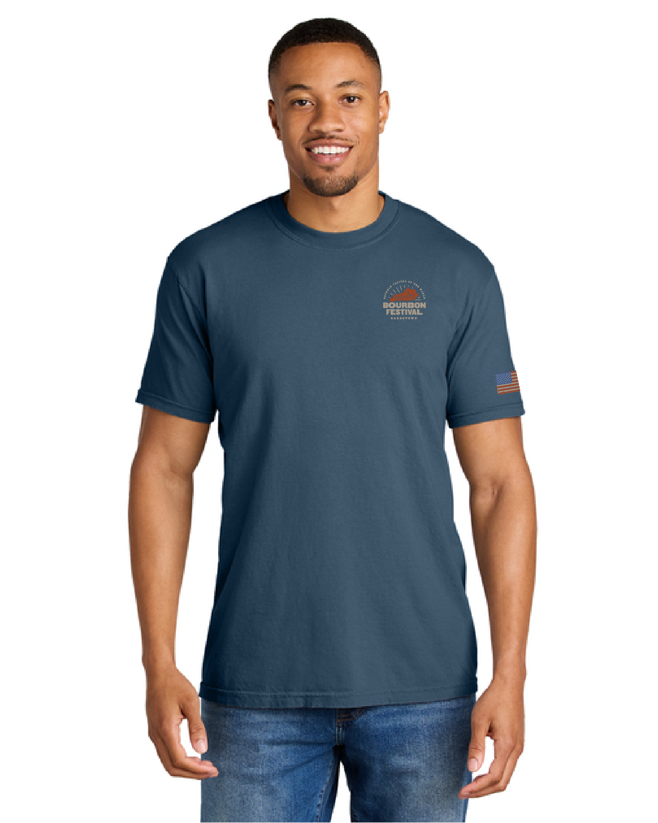 Kentucky Bourbon Festival Americana T-Shirt – Midnight Navy
