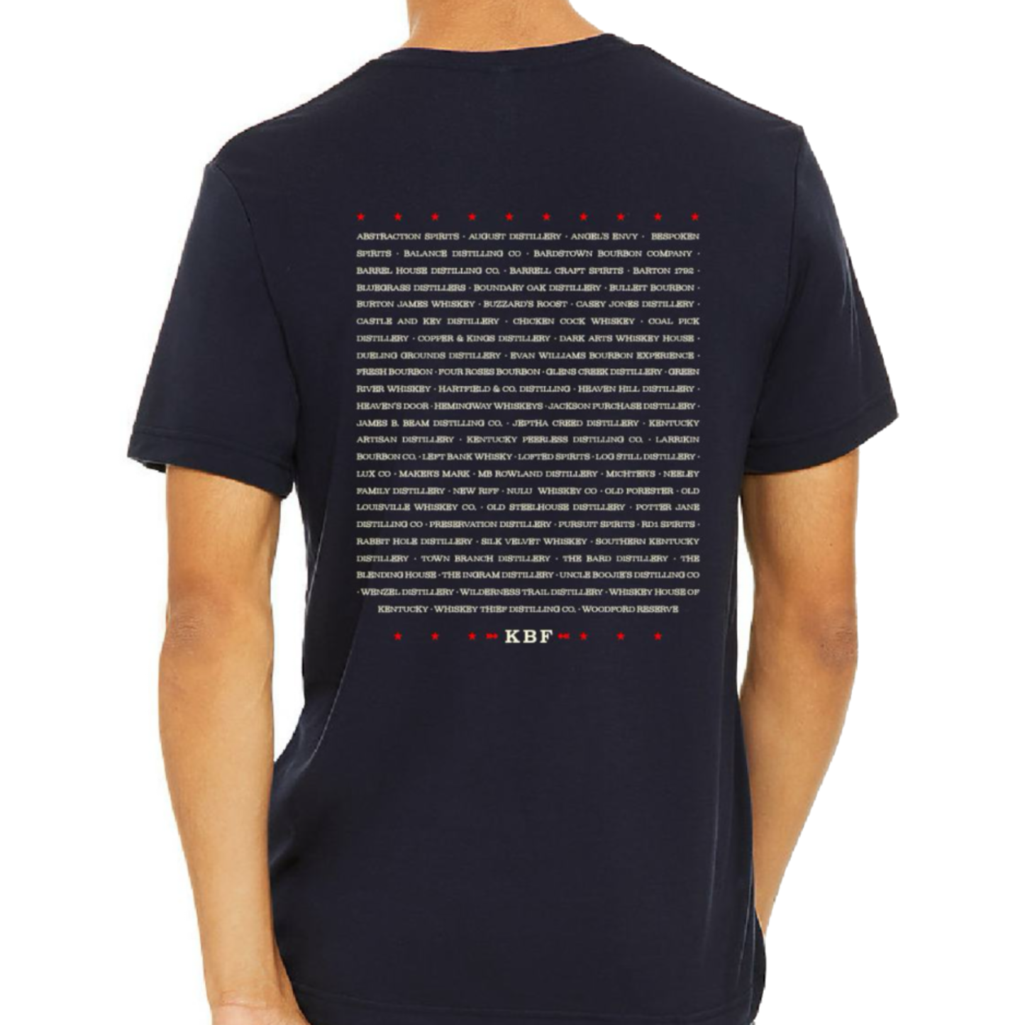 2026 Kentucky Bourbon Festival Short Sleeve T-Shirt - Navy - Pre-Order