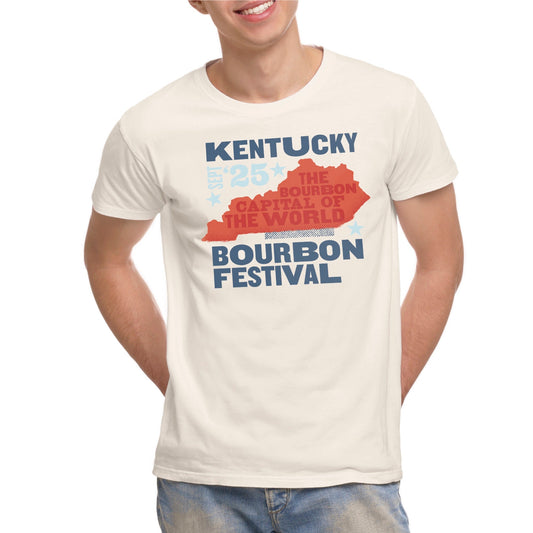 2025 Kentucky Bourbon Festival Short Sleeve T - Ivory
