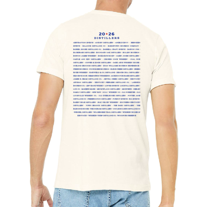 2026 Kentucky Bourbon Festival Short Sleeve T-Shirt - Ivory - Pre-Order