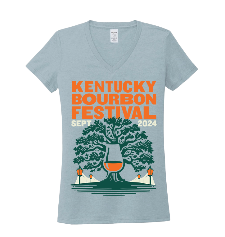 2024 Kentucky Bourbon Festival Ladies V-Neck Tee