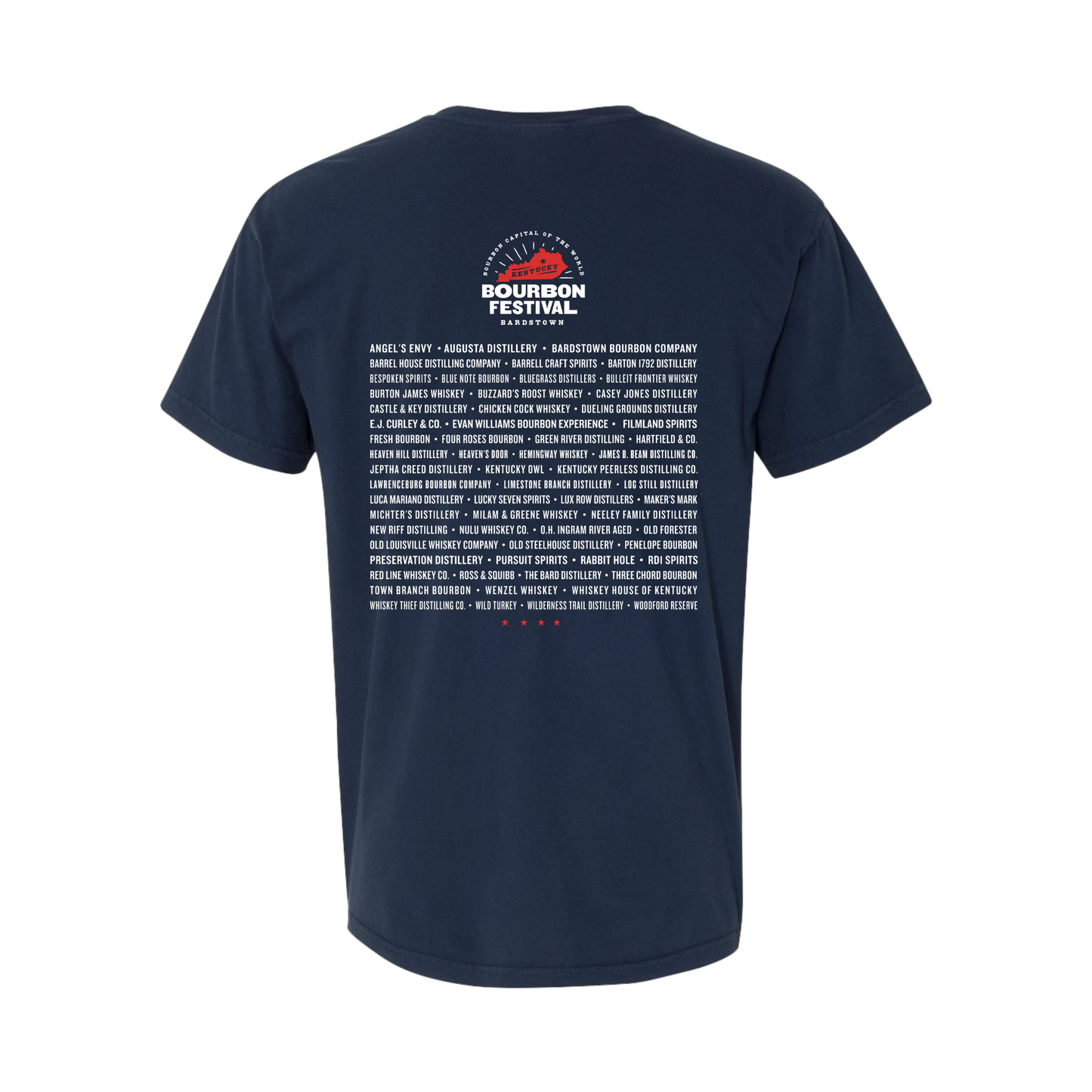 2024 Kentucky Bourbon Festival Crewneck "Bourbon Capital of the World" Tee