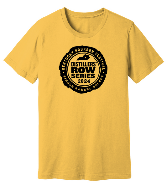 2024 Exclusive Kentucky Bourbon Festival Yellow T-Shirt with Black Logo