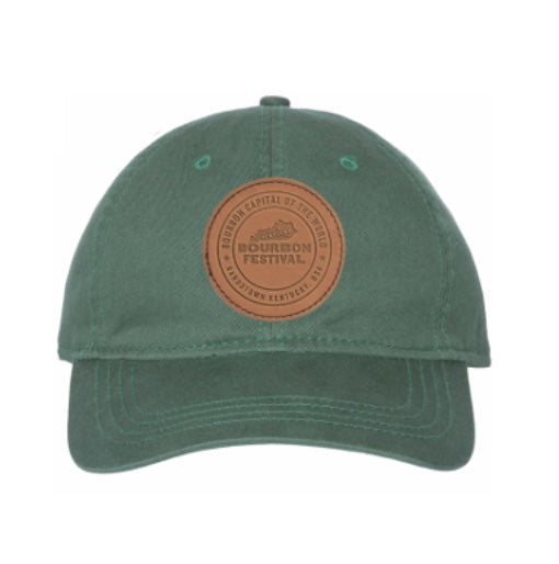 Kentucky Bourbon Festival Official Leather Patch Hat by The Game
